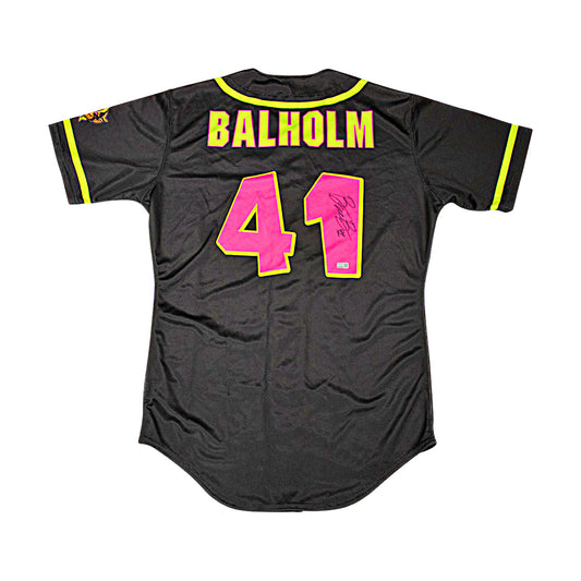 Bronson Bolholm Autographed Black 2024 Party Animals Jersey