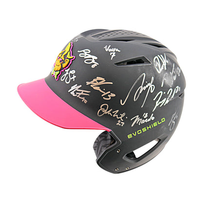 Party Animals 2025 Team Autographed Game Model Animals Batting Helmet