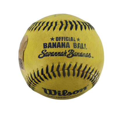Dustin Baber & Jason Swan Signed Game Used Banana Ball w/Case 5.10.25 Nissan Stadium 