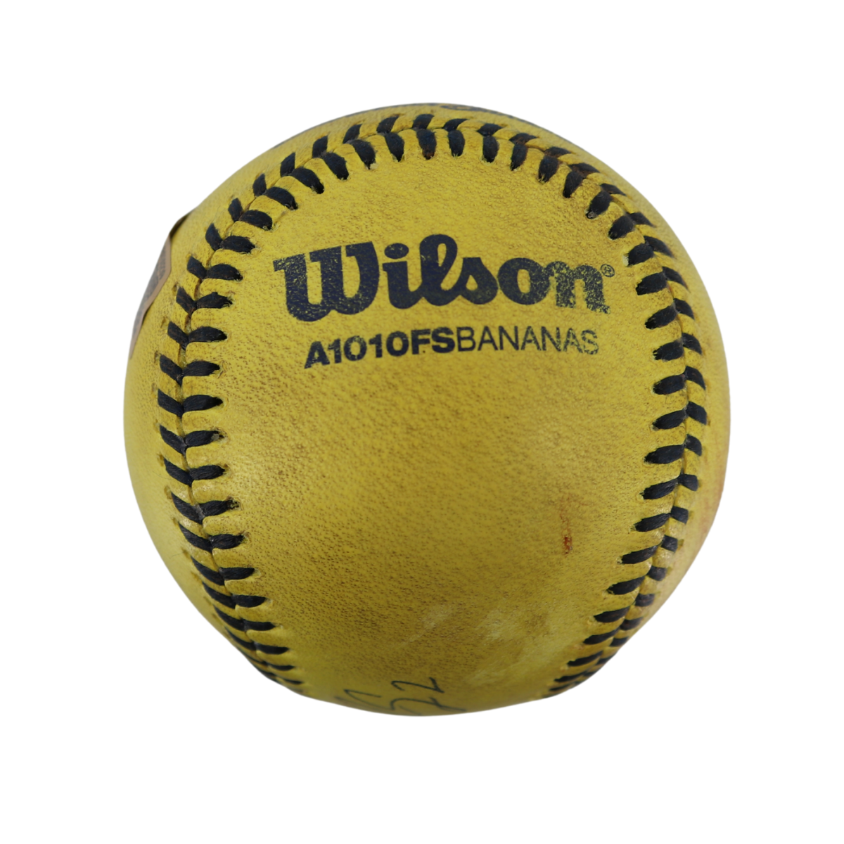 Dustin Baber & Jason Swan Signed Game Used Banana Ball w/Case 5.10.25 Nissan Stadium 