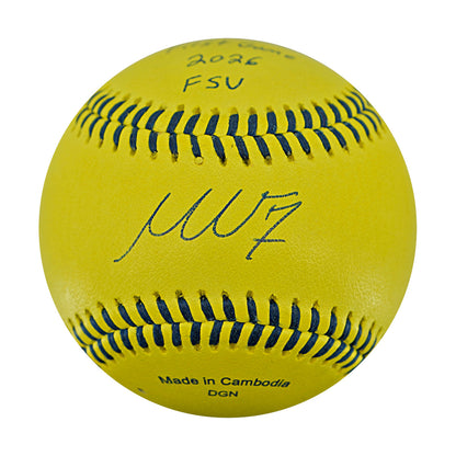 Mike Vavasis Party Animals Autographed Inscribed Official Banana Ball 2.27.26 FSU Tallahassee Florida