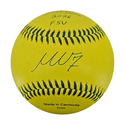 Mike Vavasis Party Animals Autographed Inscribed Official Banana Ball 2.27.26 FSU Tallahassee Florida
