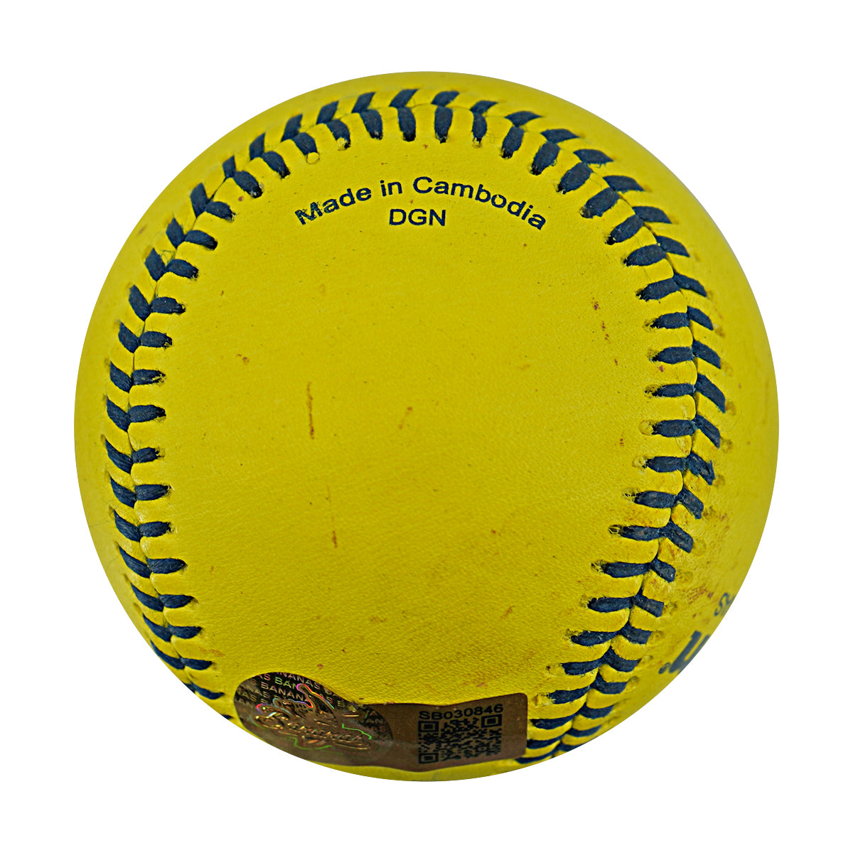 Party Animals Game Used Banana Ball 2.27.26 FSU Tallahassee Florida