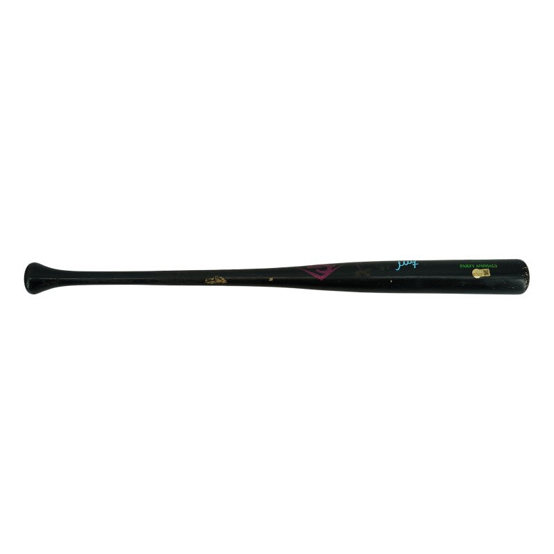 Mike Vavasis Party Animals Autographed Game Used LS Genuine S457 Bat