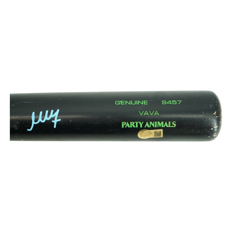 Mike Vavasis Party Animals Autographed Game Used LS Genuine S457 Bat