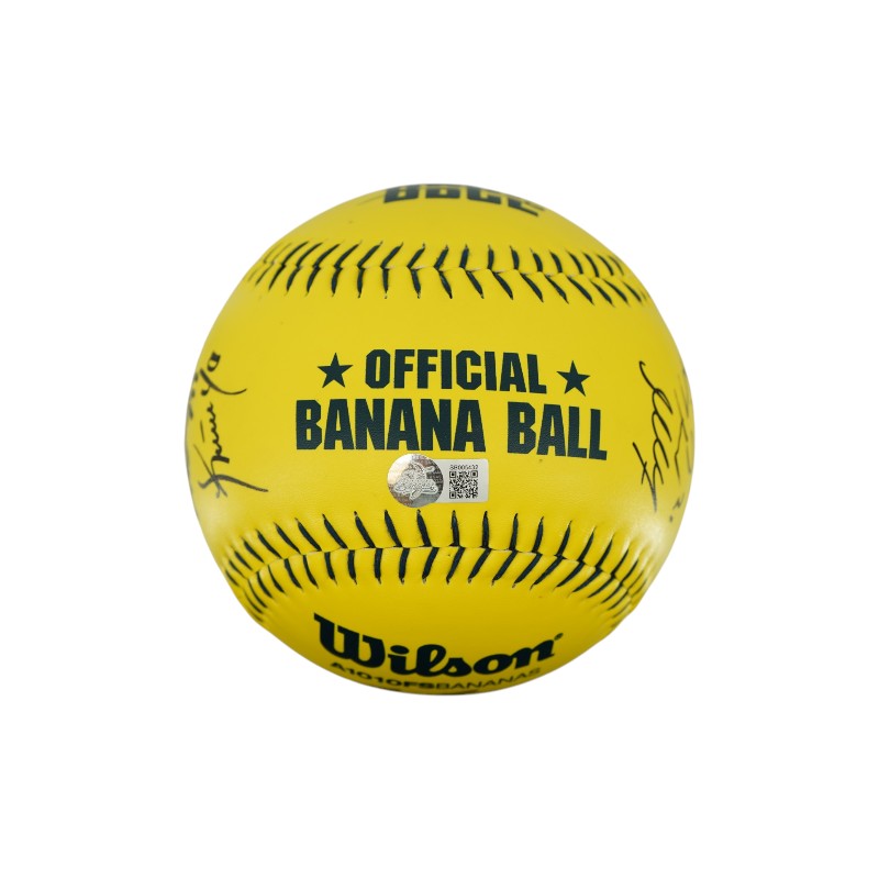 Party Animals 2026 Team Signed Oversized Banana Ball