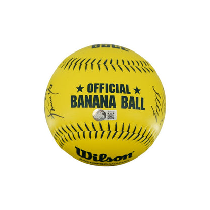 Party Animals 2026 Team Signed Oversized Banana Ball