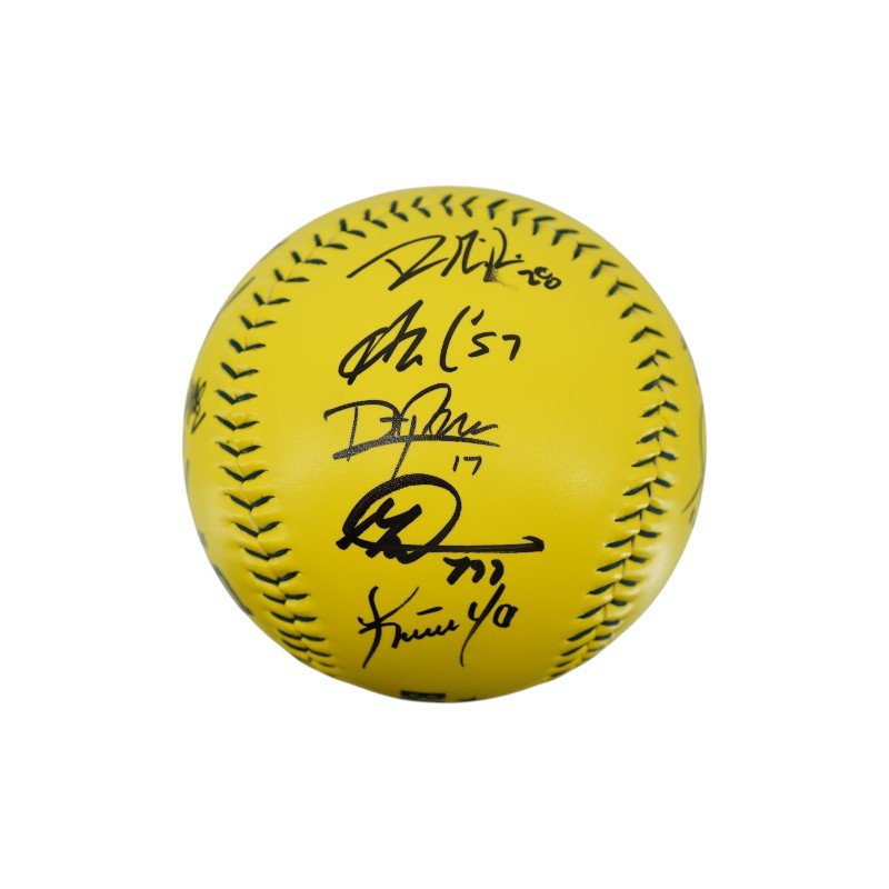 Party Animals 2026 Team Signed Oversized Banana Ball