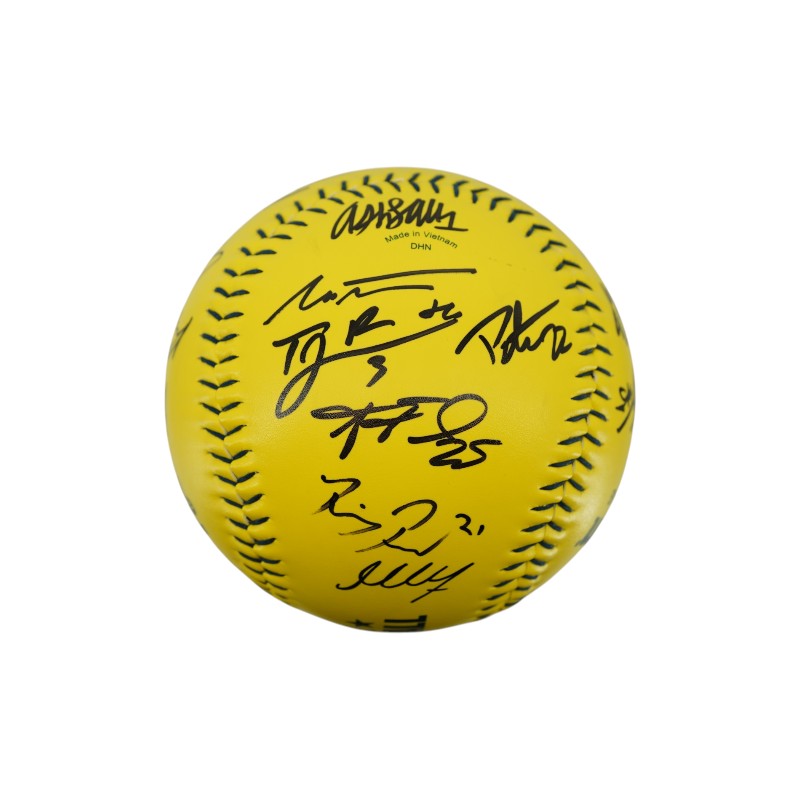 Party Animals 2026 Team Signed Oversized Banana Ball