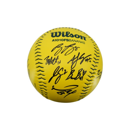 Party Animals 2026 Team Signed Oversized Banana Ball