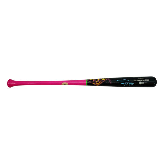 Tanner Thomas Party Animals  Autographed LS Pro Maple C271 Model Bat
