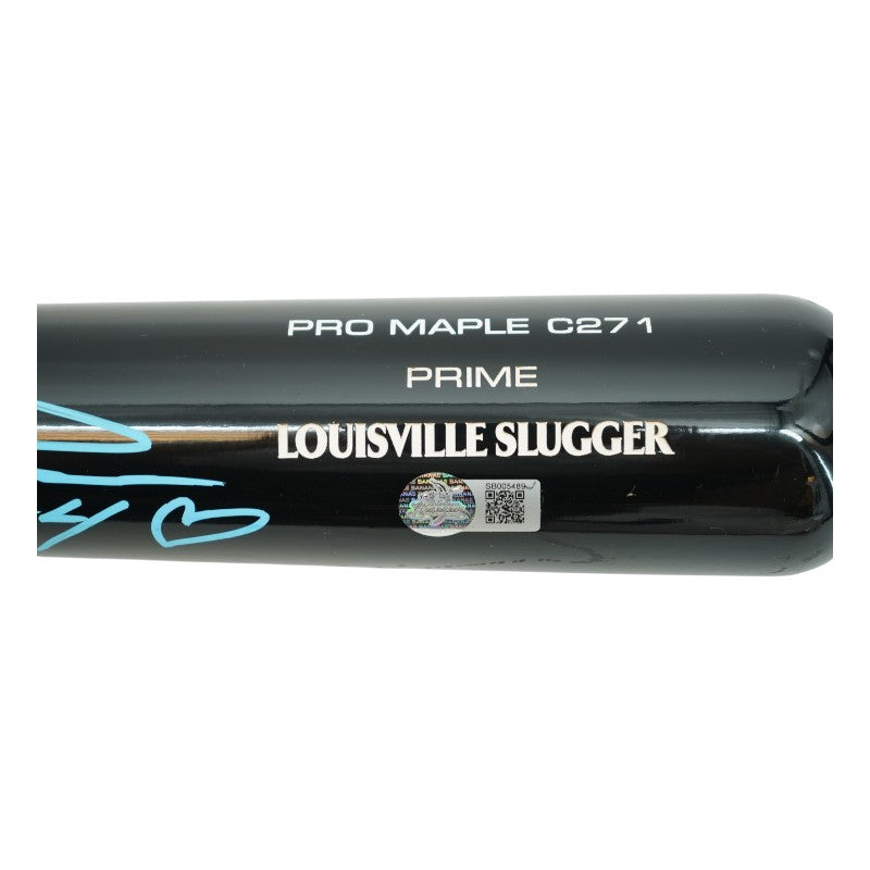 Tanner Thomas Party Animals  Autographed LS Pro Maple C271 Model Bat