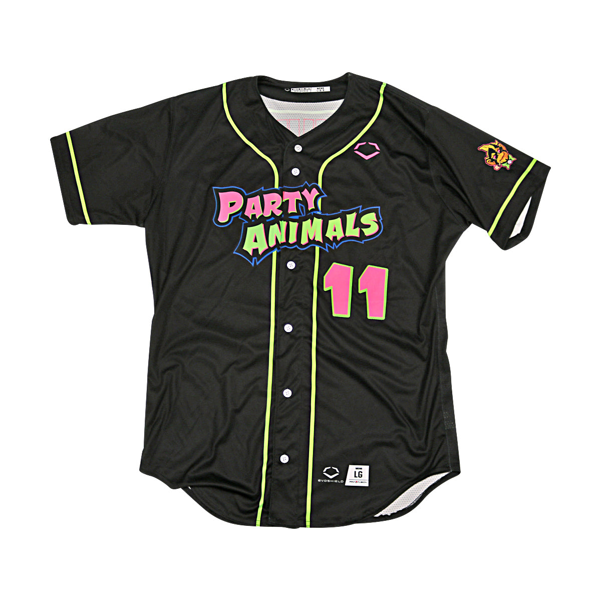 Chase Achuff Party Animals Game Worn Jersey from June 6-7, 2025 in Charlotte