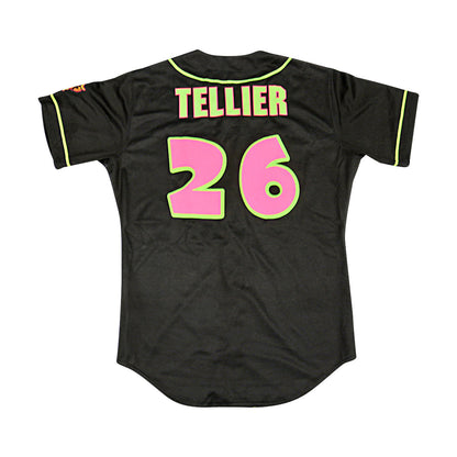 Nate Tellier Party Animals Game Worn Jersey from June 6-7, 2025 in Charlotte
