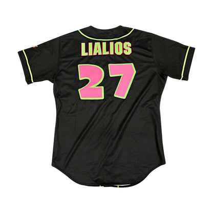 Jake Lialios Party Animals Game Worn Jersey from June 6-7, 2025 in Charlotte