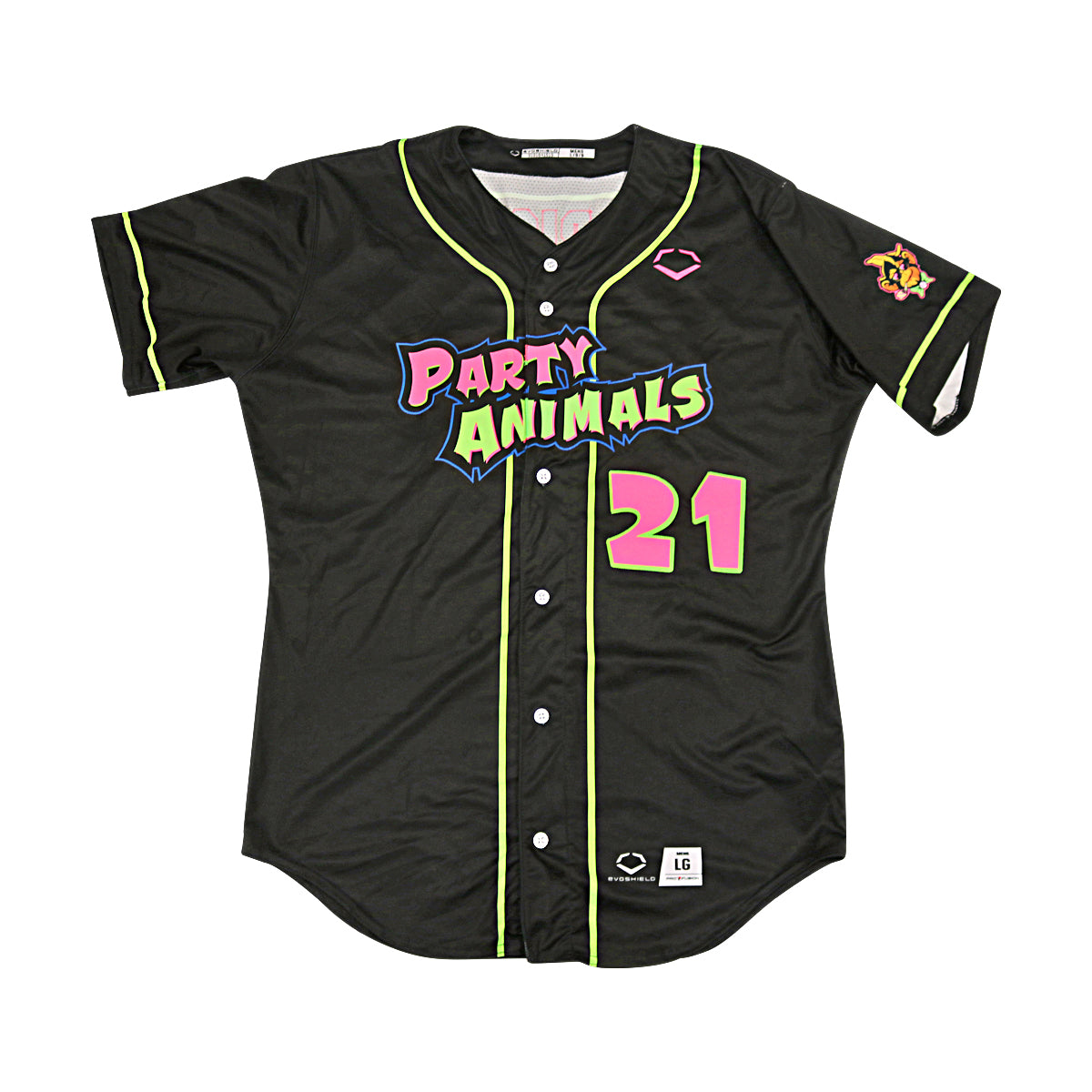 Riyan Rodriguez Party Animals Game Worn Jersey from June 6-7, 2025 in Charlotte