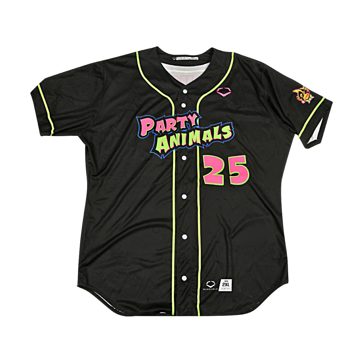 Sean Fluke Party Animals Game Worn Jersey from June 6-7, 2025 in Charlotte