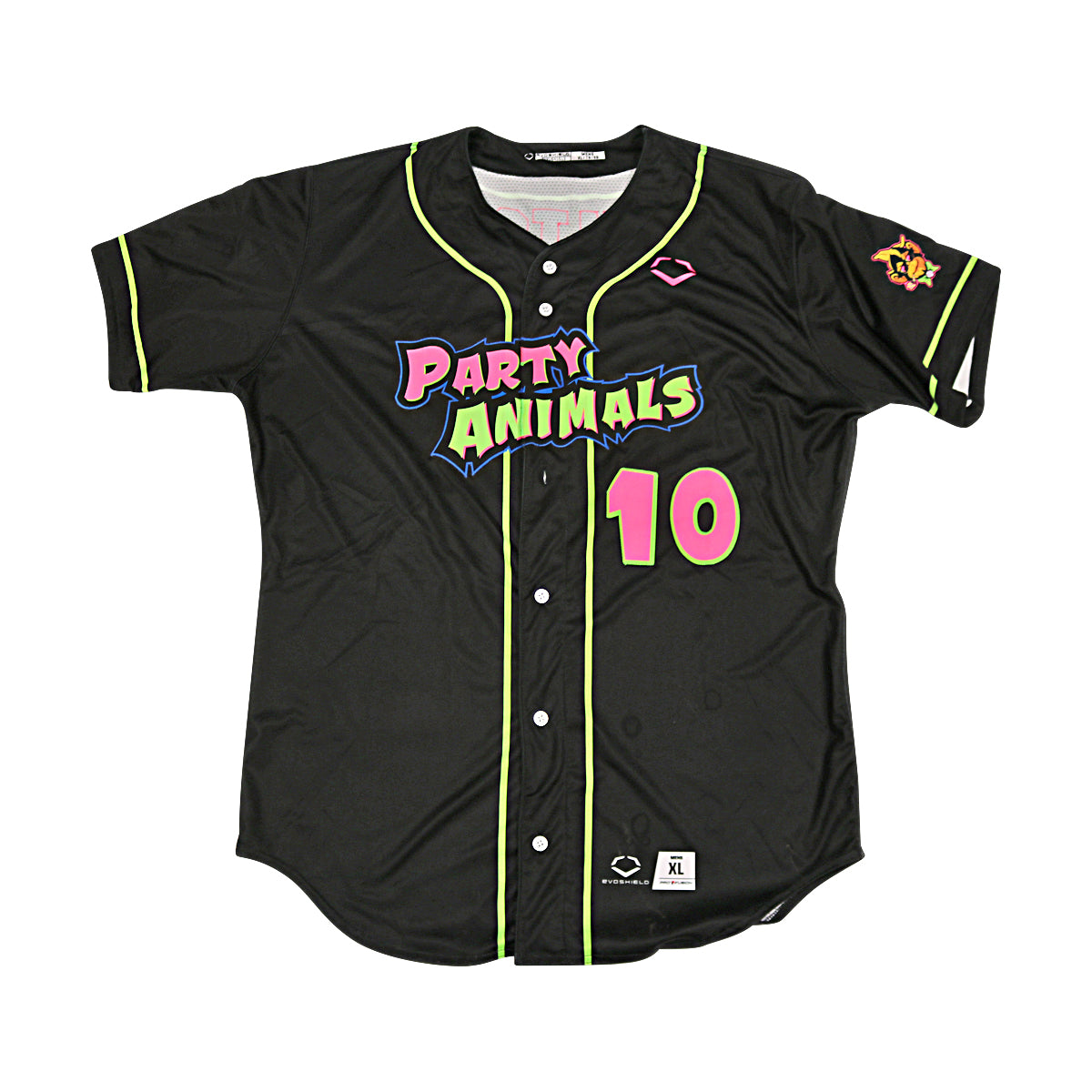 Bret Helton Party Animals Game Worn Jersey from June 6-7, 2025 in Charlotte