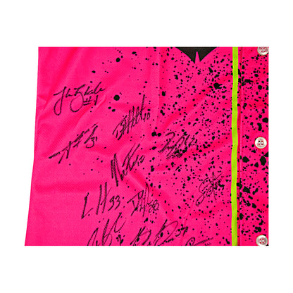 2024 Party Animals Team Signed Pink Sleeveless Jersey