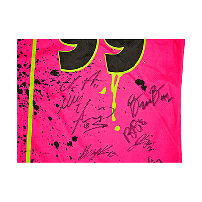 2024 Party Animals Team Signed Pink Sleeveless Jersey