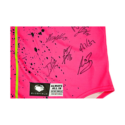 2024 Party Animals Team Signed Pink Sleeveless Jersey