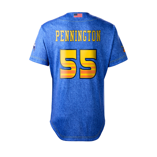 Tailgaters Brandon Pennington #55 Jersey - Denim