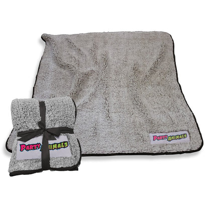 Party Animals Logo Brands Frosty Fleece Blanket - Oatmeal