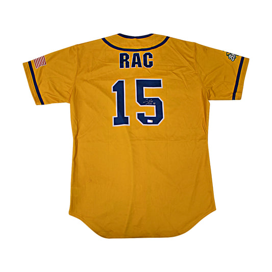 Robert Anthony Cruz "RAC" Autographed Game Worn Savannah Bananas Jersey from Fenway Park Game on 6/8/2024