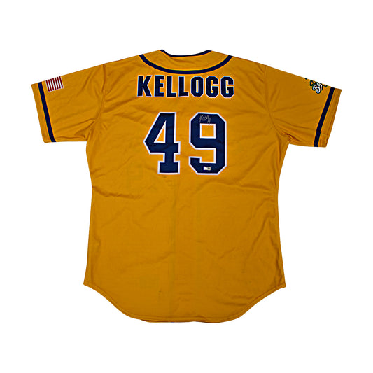 Ryan Kellogg Autographed Game Worn Savannah Bananas Jersey from Fenway Park Game on 6/8/2024