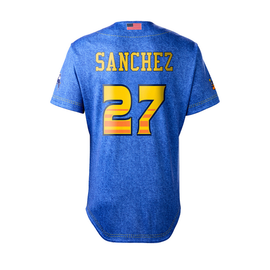 Tailgaters Rodrigo Sanchez #27 Player Jersey - Denim