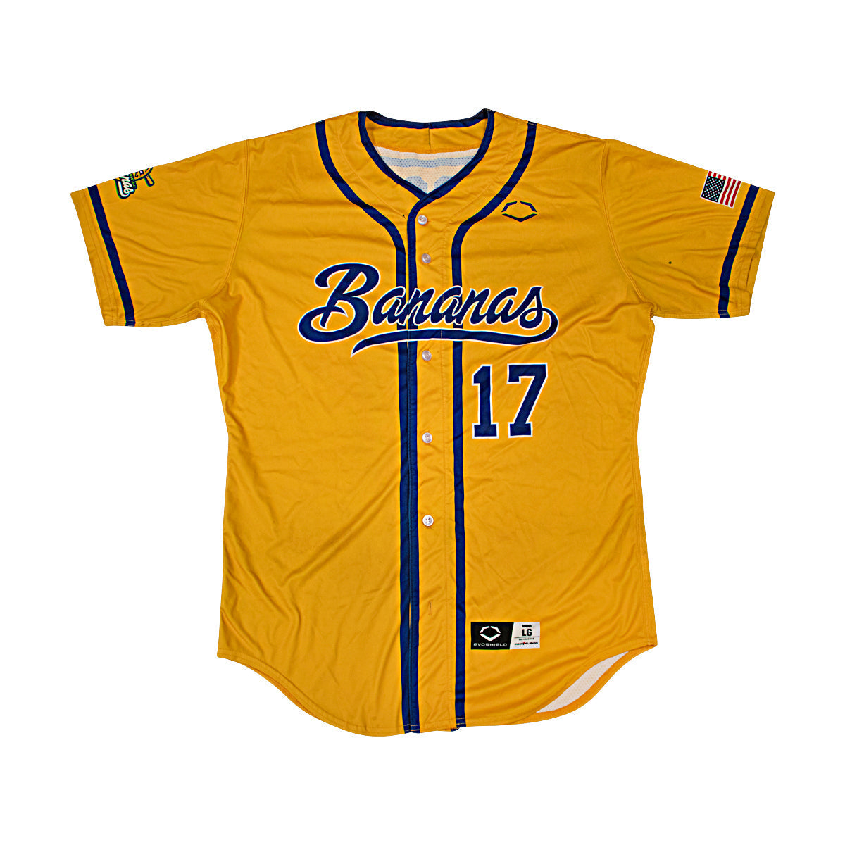 Brandon Crosby Autographed Game Worn Savannah Bananas Jersey from Fenway Park Game on 6/8/2024