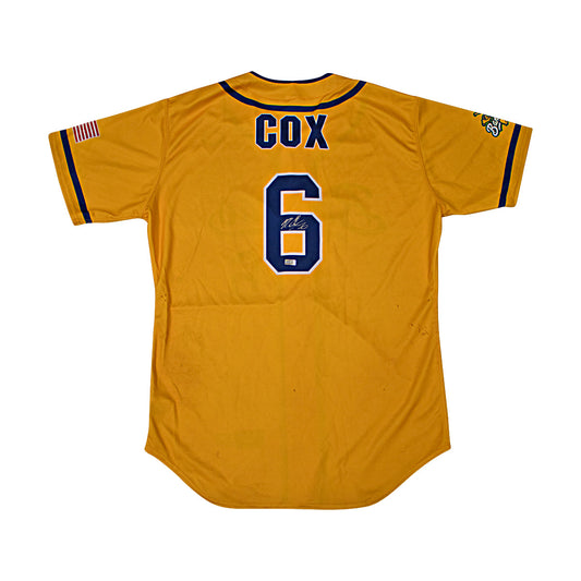 Ryan Cox Autographed Game Worn Savannah Bananas Jersey from Fenway Park Game on 6/8/2024