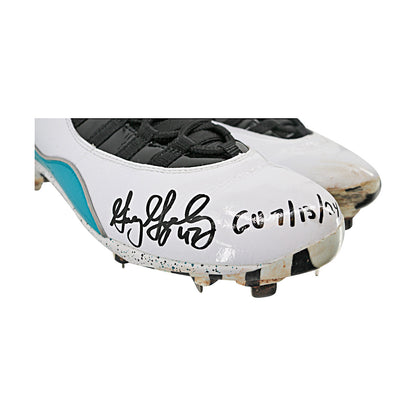 Gio Gonzalez "Former Washington National" Autographed Inscribed Game Worn Pair of Size 11 Nike Jordan Cleats from Savannah Bananas Game at Nationals Park 7/13/2024