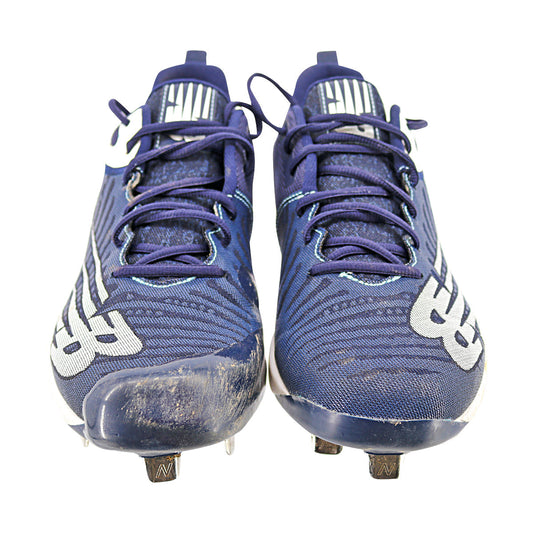 Corey Kluber "Former Cleveland Indian" Autographed Game Worn Pair of Size 11 New Balance Cleats from Savannah Banana Progressive Field Game on 8/10/2024
