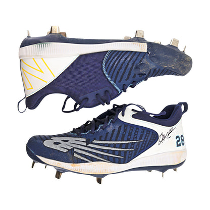 Corey Kluber "Former Cleveland Indian" Autographed Game Worn Pair of Size 11 New Balance Cleats from Savannah Banana Progressive Field Game on 8/10/2024