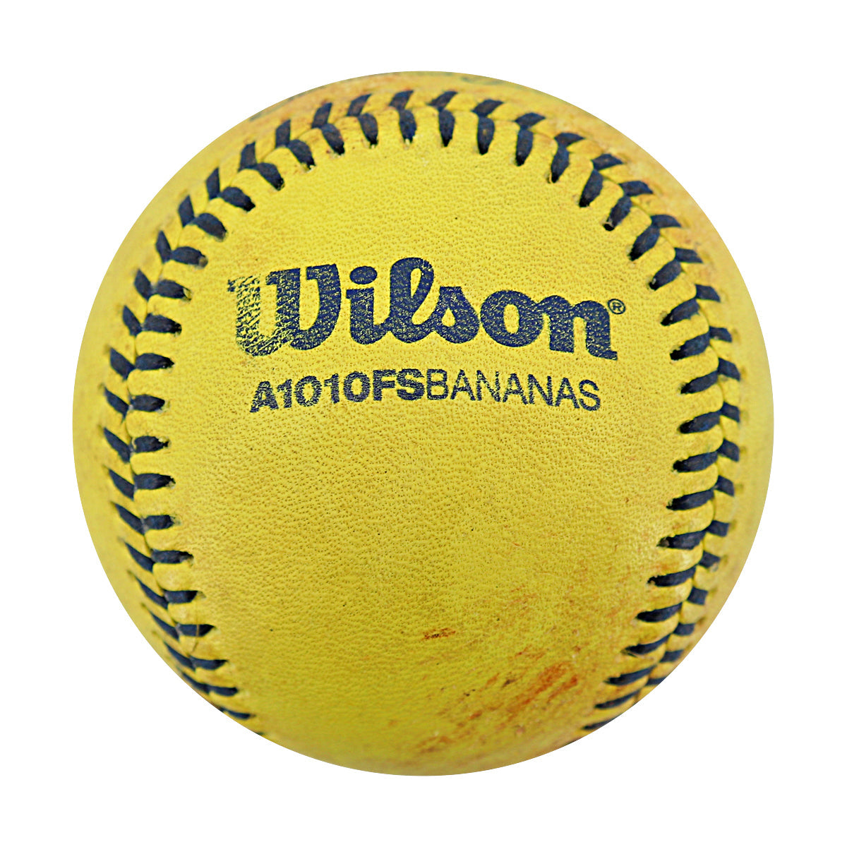 Savannah Bananas Game Used Banana Ball from 8/10/2024 Game at Cleveland Progressive Field - Jason Kipnis Base Hit Ball