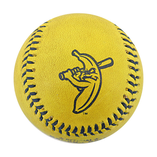 Savannah Bananas Game Used Banana Ball from 8/10/2024 Game at Cleveland Progressive Field - First Trick Play Out Ball
