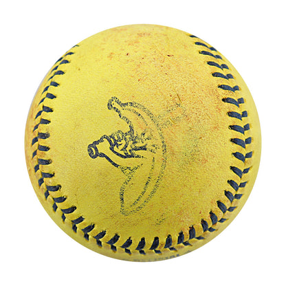 Savannah Bananas Game Used Banana Ball from 8/10/2024 Game at Cleveland Progressive Field - Ball from Gillespie's Worlds Fastest 46 Second Inning