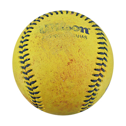 Savannah Bananas 2024 Game Used Baseball from Philadelphia Citizens Bank Park - 9/21/24 - 1st Strikeout Bananas Pitcher (Niznik)