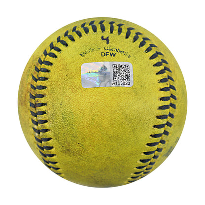 Savannah Bananas 2024 Game Used Baseball from Philadelphia Citizens Bank Park - 9/21/24 - 1st Pitch Animals, 1st Hit Bananas