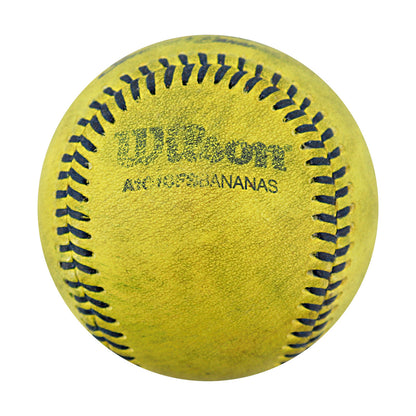 Savannah Bananas 2024 Game Used Baseball from Philadelphia Citizens Bank Park - 9/21/24 - 1st Pitch Animals, 1st Hit Bananas
