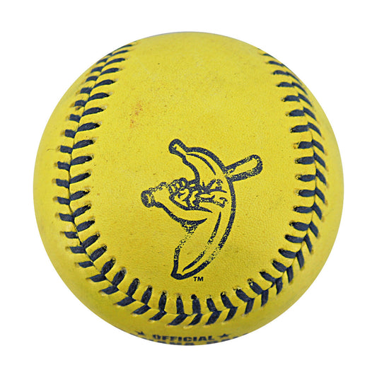 Savannah Bananas 2024 Game Used Baseball from Philadelphia Citizens Bank Park - 9/21/24 - 1st Trick Play Animals (Achuff)