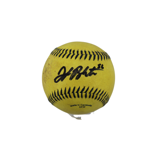 Joe Blanton Autographed Savannah Bananas 2024 Game Used Baseball from Philadelphia Citizens Bank Park - 9/21/24