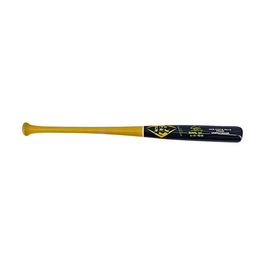 Robert Anthony Cruz Savannah Bananas Autographed Inscribed 'Tampa HR 3-15-25' LS RA13 Game Model Bat