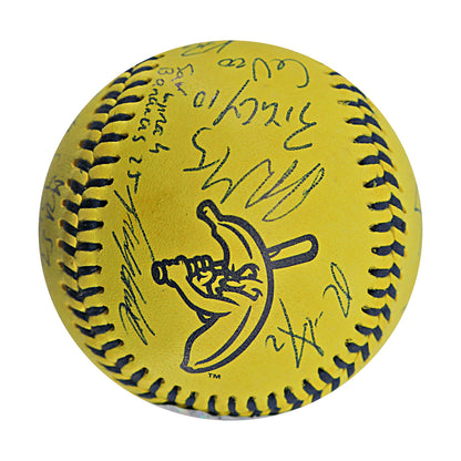 Savannah Bananas 2025 Team Autographed Wilson Banana Ball
