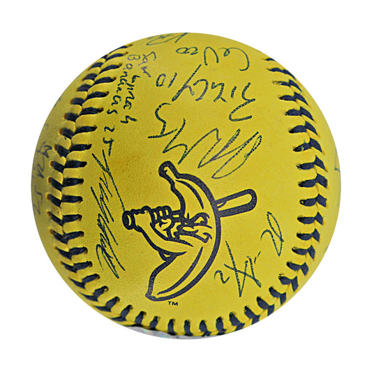 Savannah Bananas 2025 Team Autographed Wilson Banana Ball