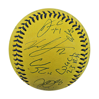 Savannah Bananas 2025 Team Autographed Wilson Banana Ball