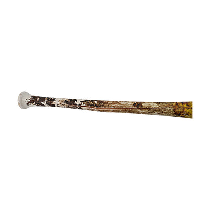 Ty Jackson Savannah Bananas Autographed and Inscribed Game Used Vincent Derubeis Model Cracked Bat from 3/29/25 at Atlanta - Bottom of 5th