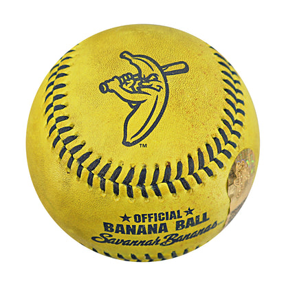 Charlie Culberson Atlanta Braves Autographed and Inscribed Game Used Banana Ball from 3/29/25 at Atlanta - Bottom 7 Fly Out