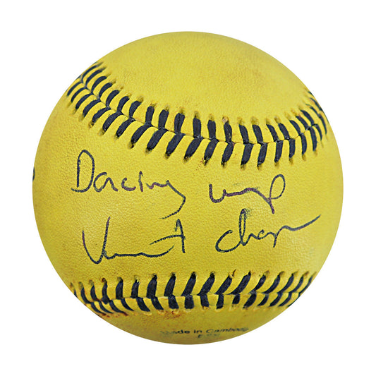Vincent "The Dancing Umpire" Chapman Savannah Bananas Game Used Banana Ball from 3/30/25 at Atlanta